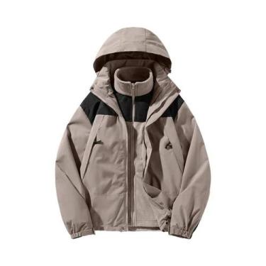 Imagem de Jaqueta Unissex Impermeável E Respirável Três Em Um Para Camping, Esqu