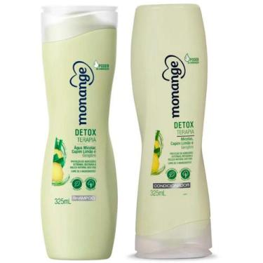 Imagem de Shampoo e Condicionador Monange Detox Capim Limão e Gengibre