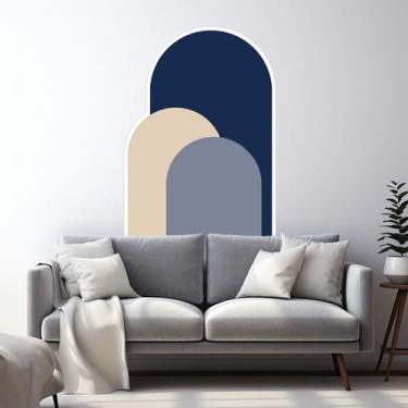 Imagem de Adesivo de Parede Arcos Geométricos Decorativo Sala Quarto - Rei Cobra