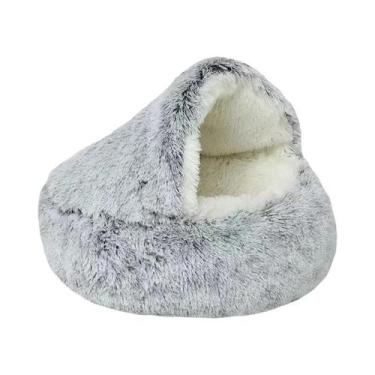 Imagem de Cama Para Animais De Estimação Pequenos, Colchão Redondo De Pelúcia Ma