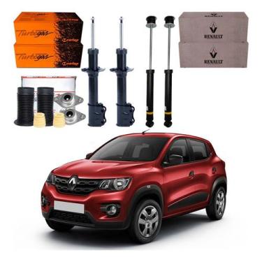 Imagem de Kit Amortecedor Dianteiro Traseiro Kwid 1.0 2017 A 2020 - Renault