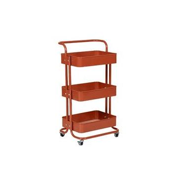 Imagem de Carrinho Organizador Berlim Telha  Westwing Vermelho