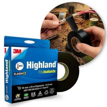 Imagem de Fita Isolante 3m Highland 19 Mm X 20 M Rolo Resistente - Ipec