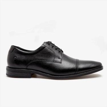 Imagem de Sapato Democrata Metropolitan Vega Couro Preto Masculino, Preto, 40