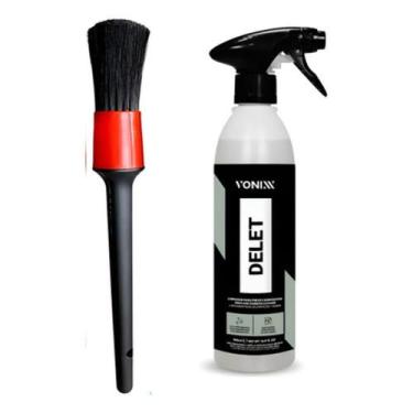 Imagem de Delet Vonixx Limpador Para Pneus E Borrachas 500ml + Pincel