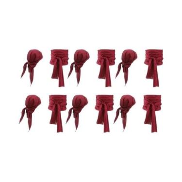 Imagem de Conjunto De Chapéu E Cinto De Fantasia De Pirata Unissex Para Hallowee