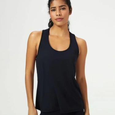 Imagem de Regata Hering Esportiva Nadador Proteção UV 50+ SN8H, Preto, XG