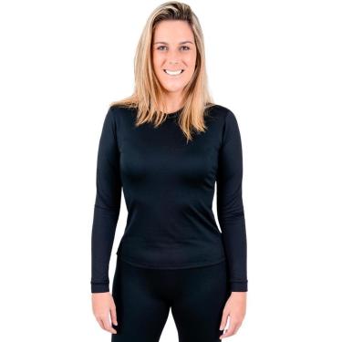 Imagem de Blusa Segunda Pele Térmica Feminina Rt Frio Intenso Manga Longa Neve Moto Viagem Esport...