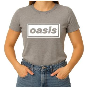 Imagem de Camisa Camiseta 100% Algodão Masculina Feminina Banda de Rock Oasis MD