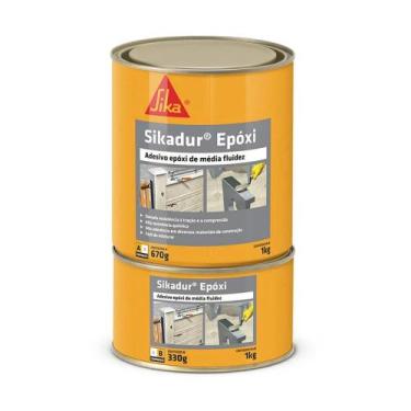 Imagem de Sikadur epóxi- chumbador quimico lata - 1kg - sika - SIKA 