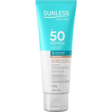 Imagem de Protetor Solar Facial FPS50 Sunless Bege Médio 60g