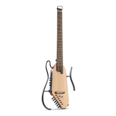 Imagem de Guitarra elétrica acústica Donner HUSH I PRO com kit de efeitos