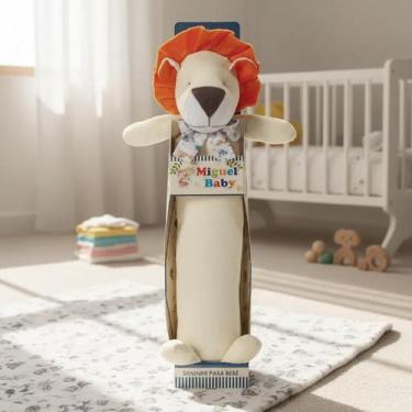 Imagem de Soninho Rolinho Bebê Fofinho 60cm Pelúcia Antialérgica - Brinquedo e T