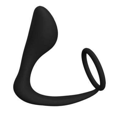 Imagem de Anel Peniano com Plug Estimulador de Próstata Intensifique Seu Prazer 