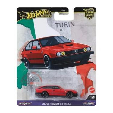 Imagem de Carrinho Hot Wheels Premium Alfa Romeo GTV6 3.0 - Mattel