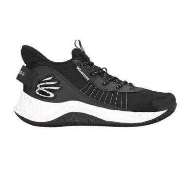 Imagem de Tênis Curry 3Z7 Under Armour Preto e Branco Masculino, 39