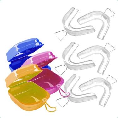 Imagem de Kit 6 Moldeiras Clareamento Dental Termomoldável + 3 Cases - MDR