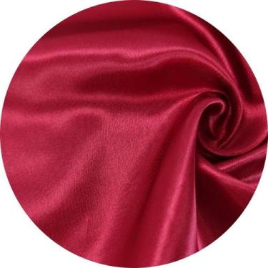 Imagem de Tecido Cetim Charmousse Com Elastano Liso 1,50m x 1,00 Mts - Tecidos S