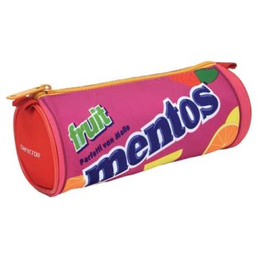 Imagem de Estojo Escolar Simples Mentos Fruit Mint Bala - Compactor - Compactor 