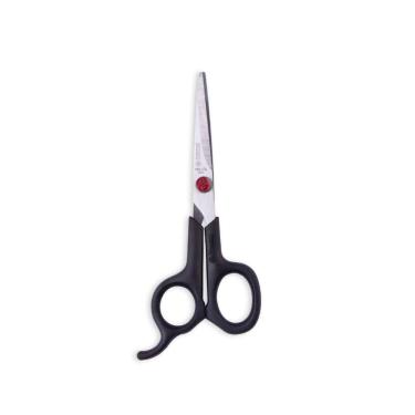Imagem de Tesoura de Cabelo Mundial Aço Inox Fio Laser Ponto Vermelho 5 Polegadas