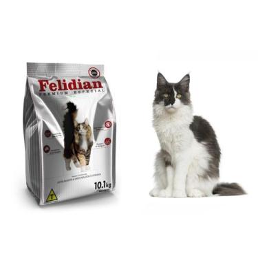 Imagem de Ração Felidian Premium Especial Gatos Adultos Carne 10.1kg - Felidian 
