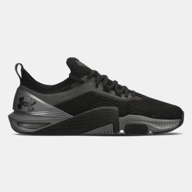 Imagem de Tênis Under Armour Tribase Cross 2 SE Unissex, 43, Preto, Grafite