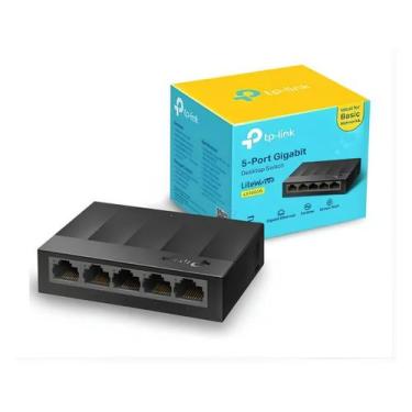 Imagem de Switch Tplink 5 Portas Gigabit Lite Wave Speed Oficial - TP-Link