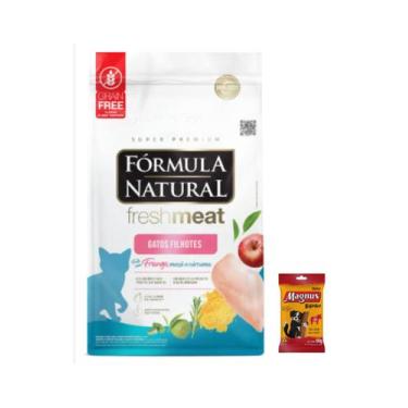 Imagem de Ração Fórm Nat FreshMeat Gatos Filhotes Frango 10kg + Brinde - Adimax