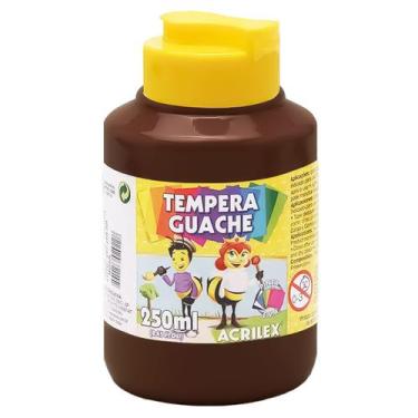 Imagem de Tinta Tempera Guache 250ml 531 - Marrom - ACRILEX, 531 - MARROM