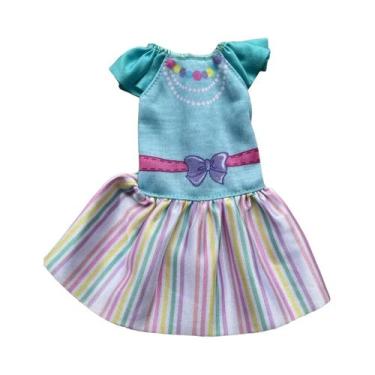 Imagem de Conjunto De Roupas Coloridas Para Bonecas Barbee FR, Acessório De Fant