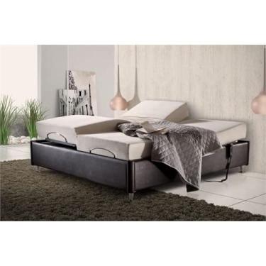 Imagem de Cama Pilati Zeus Articulada Bi partida Com 02 Colchões Dueto Latex Pocket 1,60x2,00