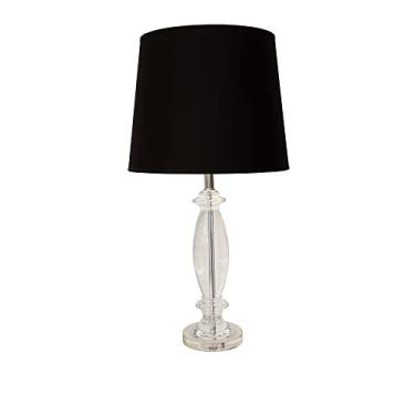 Imagem de Base Para Abajur Bella Iluminação Scent Cromado/ Transparente Metal e Vidro