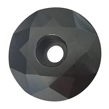 Imagem de shamjina Capa de haste de liga de alumínio para de ouvido 1-1/8" MTB capa de haste para de, PRETO