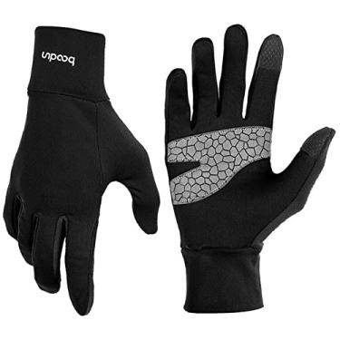 Imagem de Unissex 2 pares de luvas de tela sensível ao toque para treinamento de futebol cross-country com absorção de choque respirável antiderrapante (G, cor)