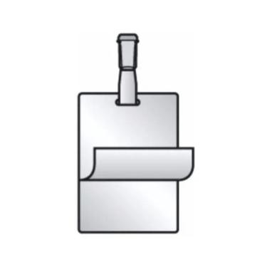 Imagem de Película Auto Plastificante Crachá Vertical Caixa 100 Unds