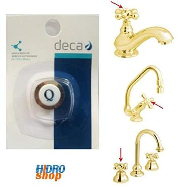 Imagem de Botão Q Dourado Para Acabamento Deca Belle Epoque Tradicional D52-4492033