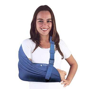 Imagem de Tipoia Velpeau Bilateral Imobilizador Estofado para Membro Superior, SalvaPé, Azul, G