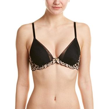 Imagem de Natori Contorno feminino com decote profundo, Preto/Café claro, 32DDD