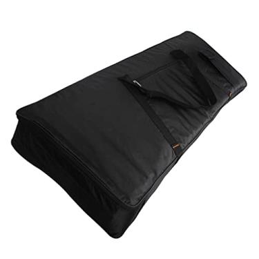 Imagem de Colaxi Bolsa para teclado eletrônico de piano com 76 teclas durável presente para iniciantes preto