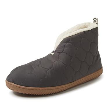 Imagem de Dearfoams Pantufa masculina para aquecimento interno/externo, Pavimento, X-Large