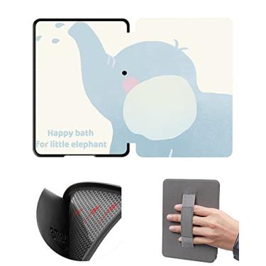 Imagem de Capa para Kindle 10ª geração em 2019, modelo J9G29R, capa à prova de quedas com alça de mão e ativação automática - função hibernar