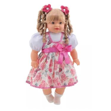 Imagem de Boneca Thaily Com Cabelo Fala 50 Frases 772 - Anjo