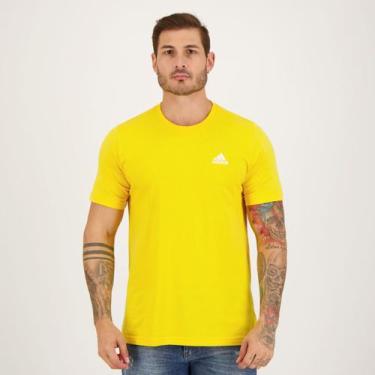 Imagem de Camiseta Adidas Logo Pequeno Amarelo