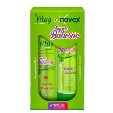 Imagem de Kit Novex Vitay Super Babosão Shampoo + Tratamento Condicionante com 300ml cada 300ml