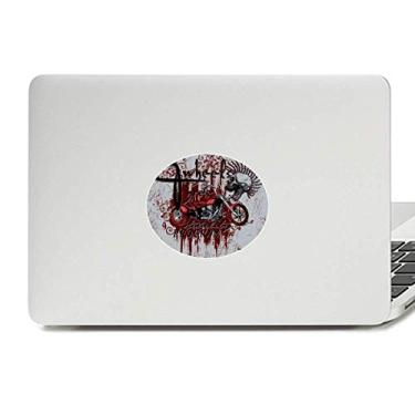 Imagem de Adesivo Graffiti Street Culture Bloody Skeleton Motor Vinyl Emblema Graphic Laptop Notebook Decalque