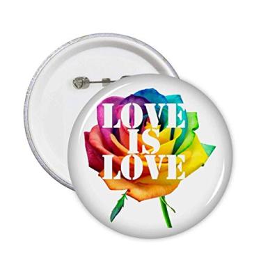 Imagem de Envelope de flor identifica a igualdade de arco-íris, emblema, botão, emblema, acessórios, decoração, 5 peças