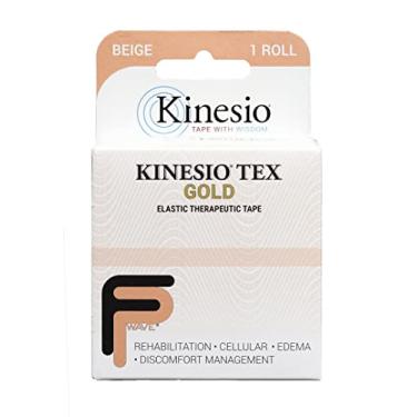 Imagem de Bandagem Kinesio Tex Gold - Finger Print - 5cm X 5m - Bege