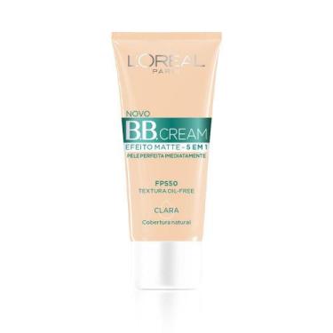 Imagem de Base Bb Cream L'oréal Paris Efeito Matte Cor Clara Fps 50 30ml - Lorea