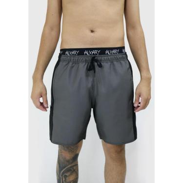 Imagem de Shorts Elástico Alkary Lista Cinza-Masculino