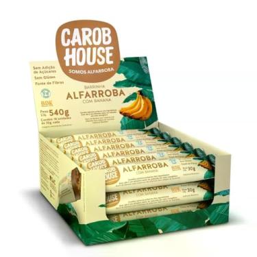Imagem de Carob House Barra Alfarroba Com Banana 30g Dp C/ 18 Un